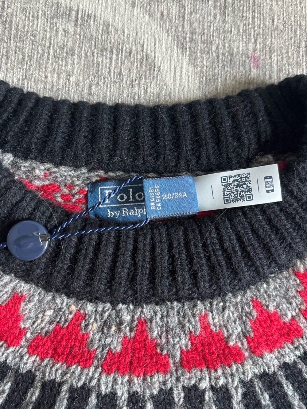 NWT Polo Ralph Lauren Fair Isle Wool-Cashmere Sweater NEW - Picture 3 of 5